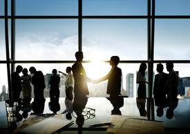 Business networking doesn't just have to happen in person.  Search for your new contacts in LinkedIn- you'll be amazed at how many business owners you'll find there... current and past  customers at that