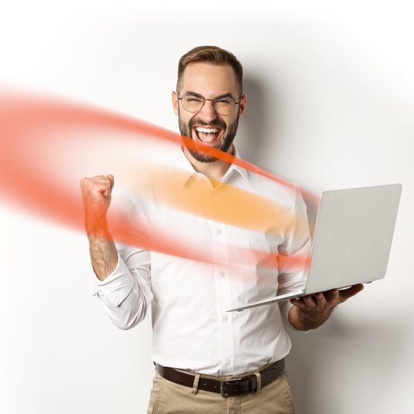 This guy loves his Orange Pegs website because it helps his business grow-1